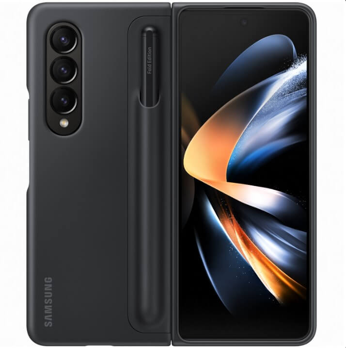 Оригинален Калъф с Писалка и Зарядно за Samsung Z Fold 4, Note Package Case EF-OF93KKB, Черен (4)