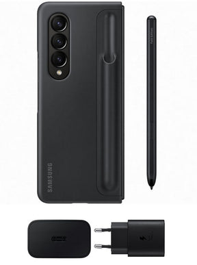 Оригинален Калъф с Писалка и Зарядно за Samsung Z Fold 4, Note Package Case EF-OF93KKB, Черен