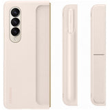 Оригинален Калъф с Писалка за Samsung Z Fold 4, Standing Cover with Pen Case EF-OF93PCU, Бежов (2)