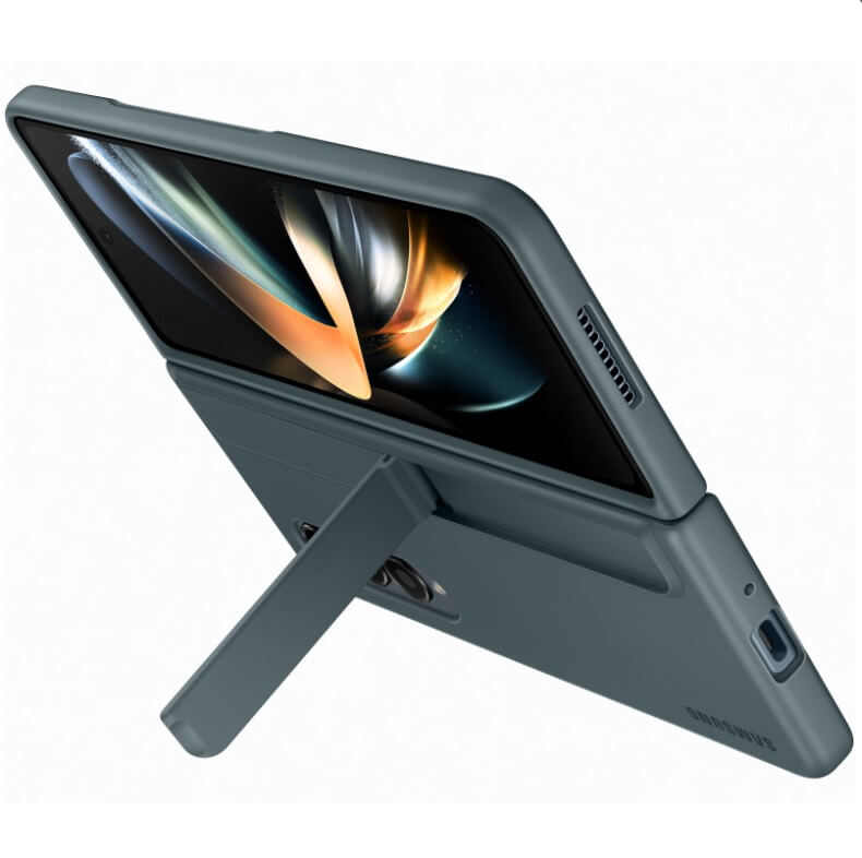 Оригинален Калъф с Писалка за Samsung Z Fold 4, Standing Cover with Pen Case EF-OF93PCJ, Зелен (5)