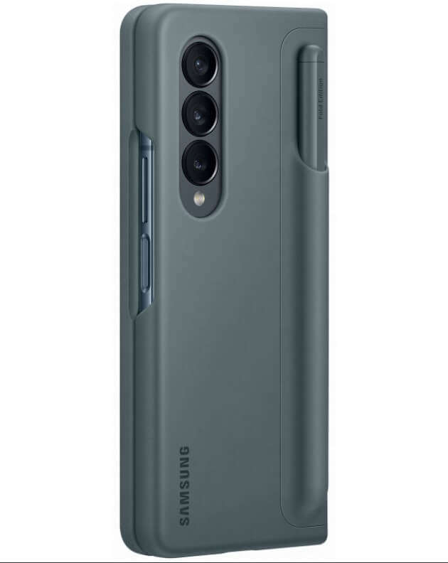 Оригинален Калъф с Писалка за Samsung Z Fold 4, Standing Cover with Pen Case EF-OF93PCJ, Зелен (6)