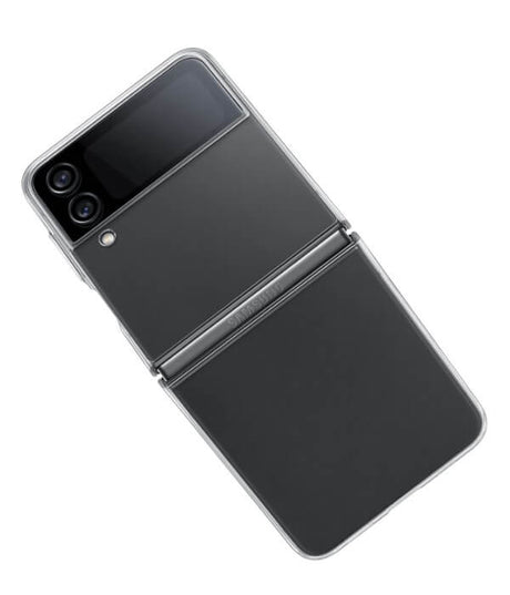 Оригинален Тънък Калъф за Samsung Z Flip 4, Clear Slim Cover Case EF-QF721CTEGWW, Прозрачен (4)
