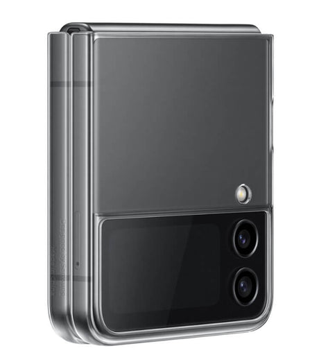 Оригинален Тънък Калъф за Samsung Z Flip 4, Clear Slim Cover Case EF-QF721CTEGWW, Прозрачен (3)