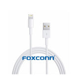 USB Кабел за iPhone (Lightning) 1m HQ, Бял (Bulk) (2)