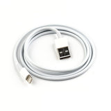 USB Кабел за iPhone (Lightning) 1m HQ, Бял (Bulk) (3)