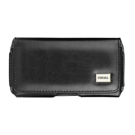Калъф Хоризонтален за Колан, Forcell Classic Case 162-76mm, Черен