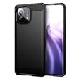 Противоударен Силиконов Калъф за Xiaomi 12-12X, Forcell Carbon Case, Черен
