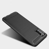 Защитен Калъф за Samsung A03S, Tech-Protect Premium Carbon Case, Черен (2)
