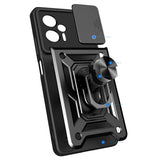 Калъф с Предпазител за Камера за Xiaomi Poco X4 GT, Kickstand Pro Case, Черен (7)
