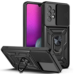 Калъф с Предпазител за Камера и Стойка за Samsung A53, Tech-Protect Kickstand Pro Case, Черен