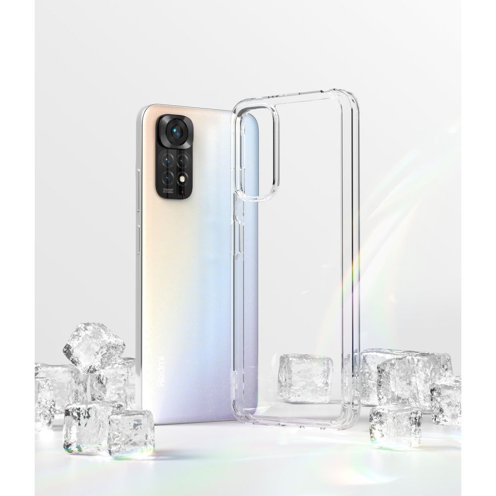 Противоударен Калъф за Xiaomi Redmi Note 11 Pro, Ringke Fusion Case, Прозрачен (5)