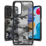 Противоударен Калъф за Xiaomi Redmi Note 11, Ringke Fusion Matte Camo, Черен (3)