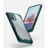 Противоударен Калъф за Xiaomi Redmi Note 10/10S, Ringke Fusion X Case, Зелен (4)