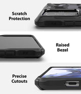Противоударен Калъф за Xiaomi 11T, Ringke Fusion X Camo Case, Черен (2)