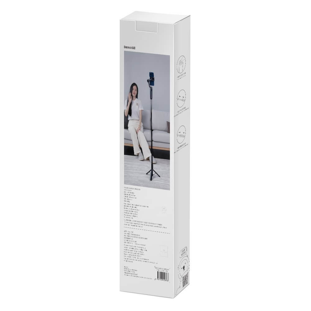 Трипод за Камера, Baseus Gimbal Extension Pole 105 cm, Черен (5)
