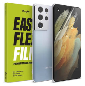 Гъвкав Протектор за Samsung S21 Ultra, Ringke Dual Easy Full Glass, Прозрачен