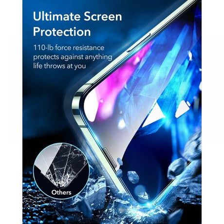 Стъклен Протектор за iPhone 13 Pro/ 13, ESR Armorite 5D Glass 2бр., Прозрачен (7)