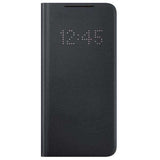 Оригинален Активен Калъф за Samsung S21 Plus Led View Cover Book Case EF-NG996PBEGWW, Черен