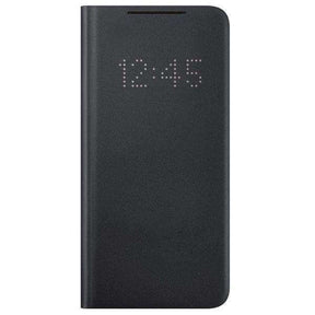 Оригинален Активен Калъф за Samsung S21 Plus Led View Cover Book Case EF-NG996PBEGWW, Черен