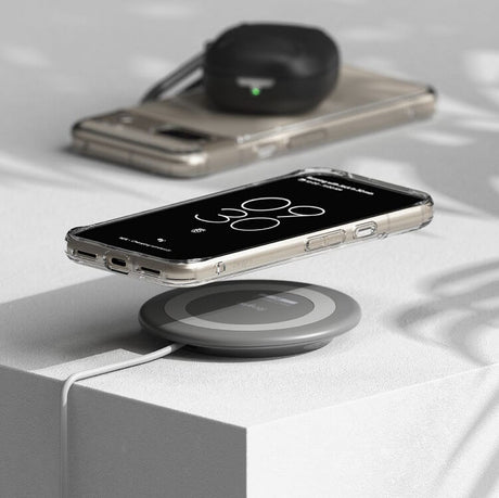 Противоударен Хибриден Калъф за Google Pixel 8A, Ringke Fusion Case, Прозрачен (5)