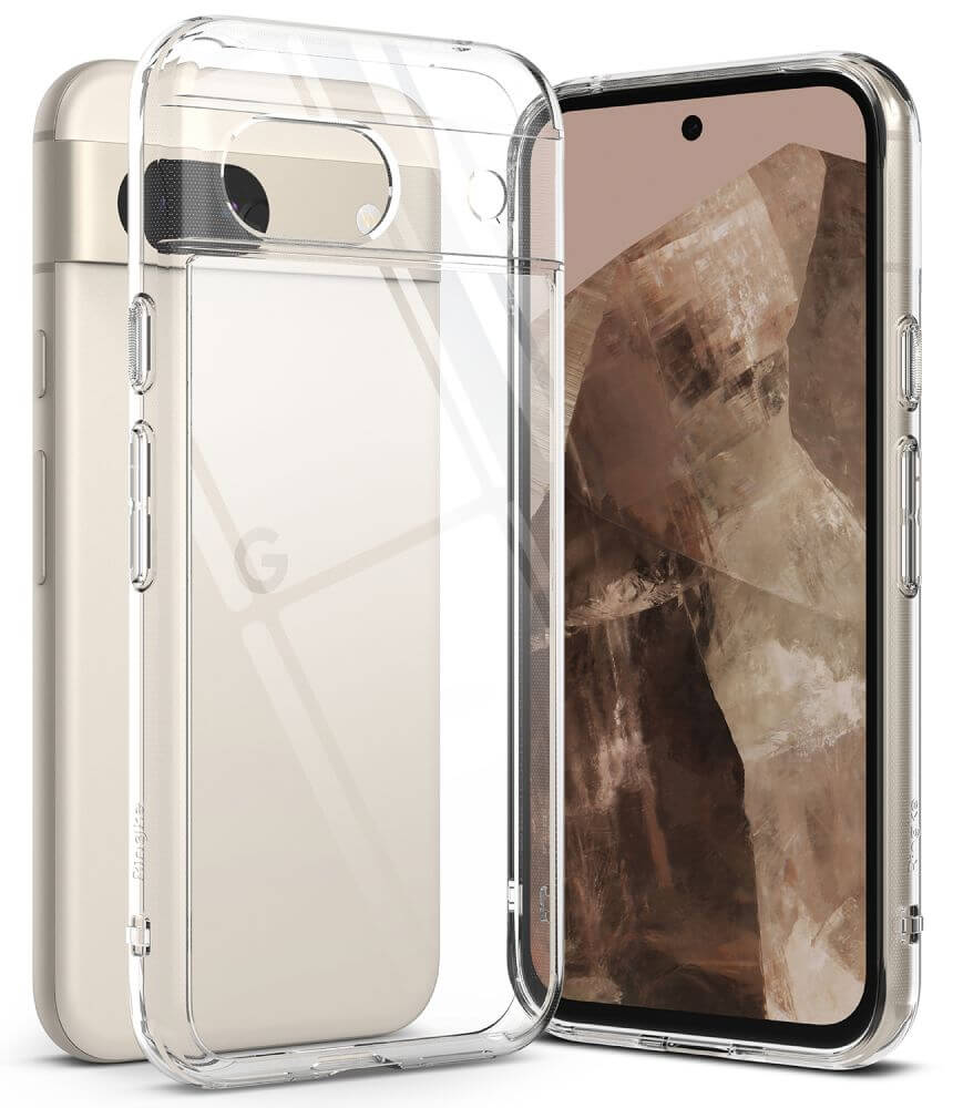 Противоударен Хибриден Калъф за Google Pixel 8A, Ringke Fusion Case, Прозрачен