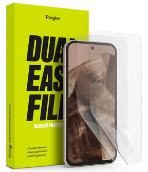 Гъвкав Протектор за Google Pixel 8A, Ringke Dual Easy Full Glass, Прозрачен