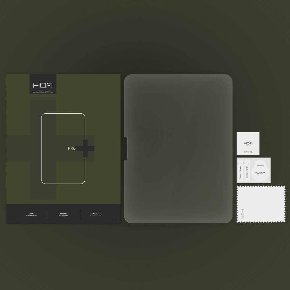 Стъклен Протектор за iPad Pro 13 2025-2024, Hofi Pro Glass, Прозрачен (5)