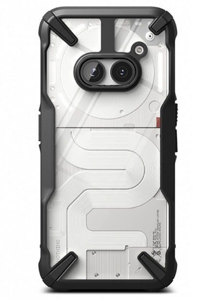 Противоударен Калъф за Nothing Phone 2A/ Plus, Ringke Fusion X Case, Черен