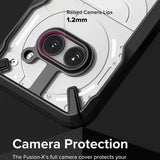 Противоударен Калъф за Nothing Phone 2A/ Plus, Ringke Fusion X Case, Черен (5)