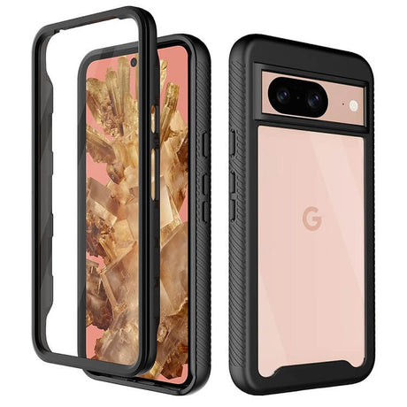 Цялостен Калъф за Google Pixel 8A, Tech-Protect Defense 360 Pro Case, Черен