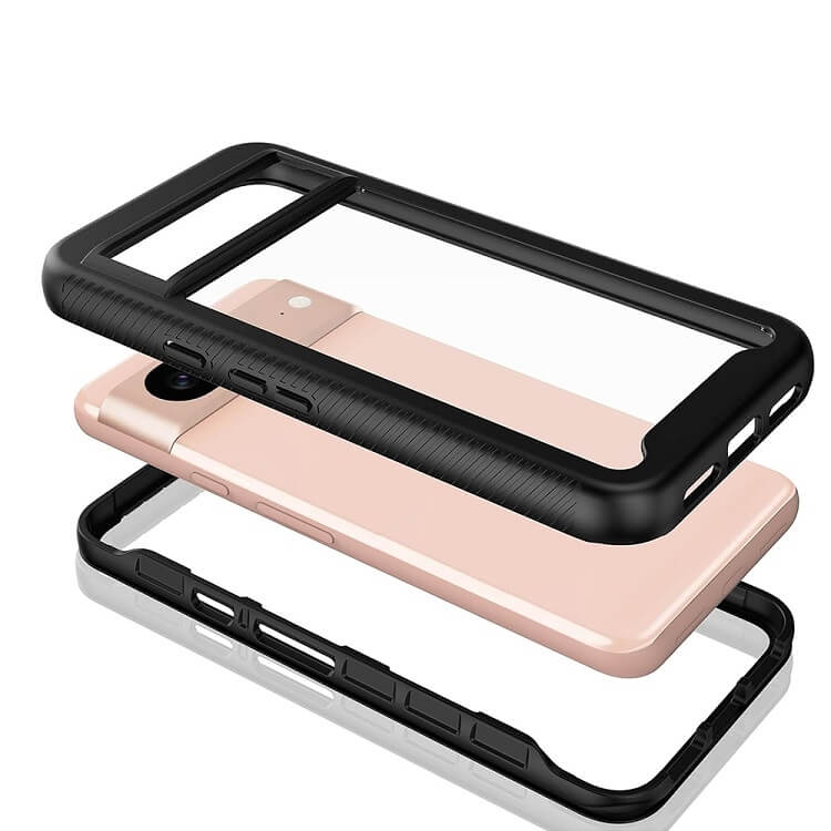 Цялостен Калъф за Google Pixel 8A, Tech-Protect Defense 360 Pro Case, Черен (3)