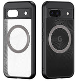 Magsafe Тънък Калъф за Google Pixel 8A, Dux Ducis Aimo Magsafe Case, Черен (2)