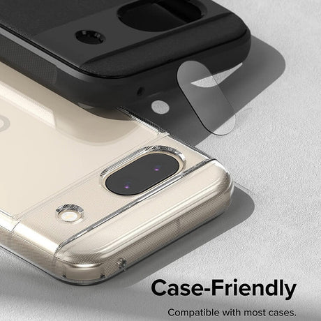 Протектор за Камерата на Google Pixel 8A, Ringke Cam Tempered Glass, Прозрачен (3)