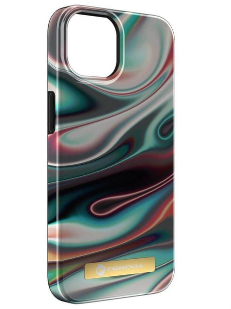 Magsafe Калъф за iPhone 15 Pro, Forcell F-Protect Mirage Glow, Цветен (2)