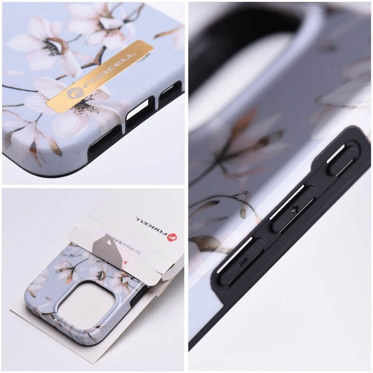 Magsafe Калъф за iPhone 15 Pro, Forcell F-Protect Mirage Spring Flowers, Цветен (8)