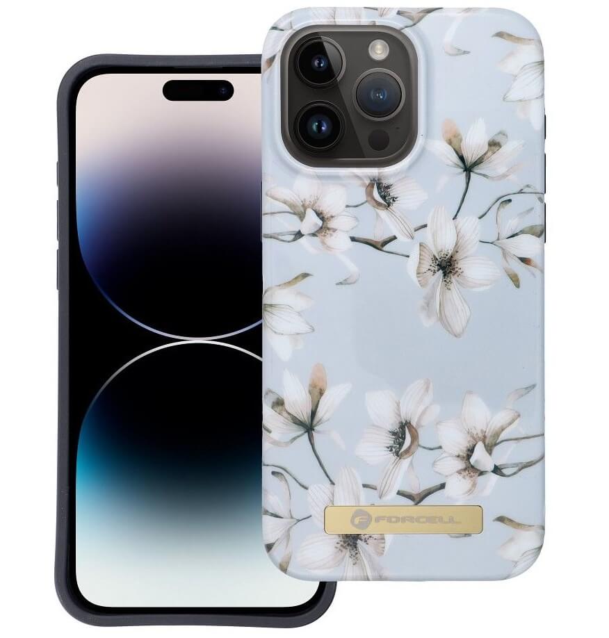 Magsafe Калъф за iPhone 15 Pro, Forcell F-Protect Mirage Spring Flowers, Цветен (3)