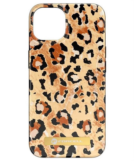 Magsafe Калъф за iPhone 15 Pro, Forcell F-Protect Mirage Wild Panther, Цветен