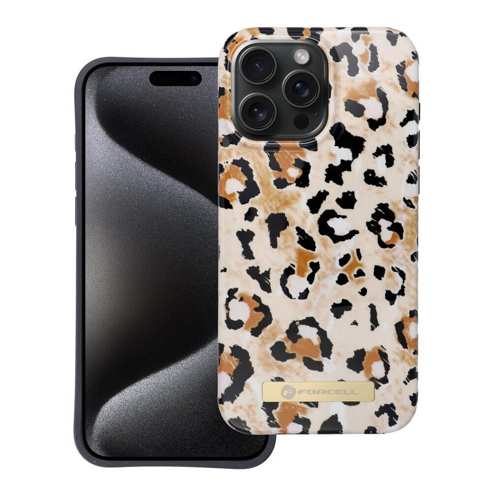 Magsafe Калъф за iPhone 15 Pro, Forcell F-Protect Mirage Wild Panther, Цветен (3)
