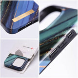 Magsafe Калъф за iPhone 15 Pro Max, Forcell F-Protect Mirage Jade Marble, Цветен (8)