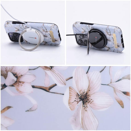Magsafe Калъф за iPhone 15 Pro Max, Forcell F-Protect Mirage Spring Flowers, Цветен (4)