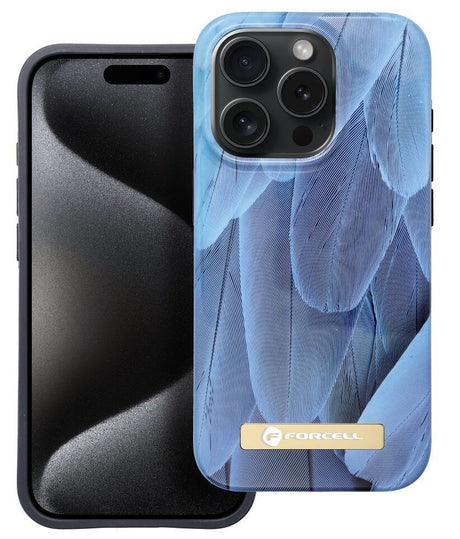 Magsafe Калъф за iPhone 15 Pro Max, Forcell F-Protect Mirage Blue Bird, Цветен (3)