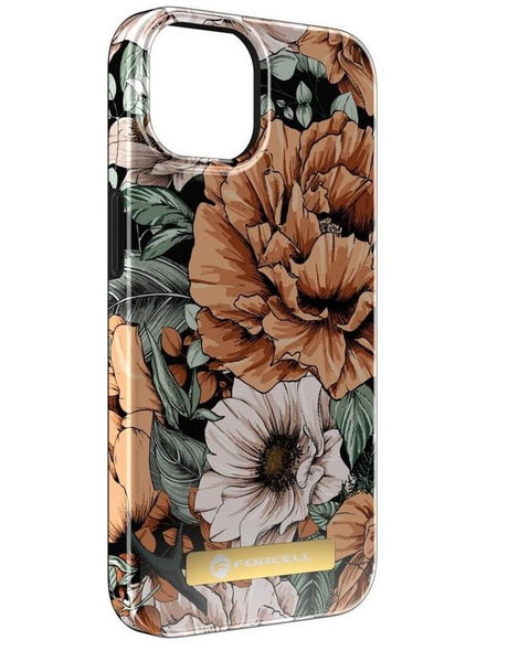 Magsafe Калъф за iPhone 15, Forcell F-Protect Mirage Bloom Bush, Цветен (2)