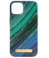 Magsafe Калъф за iPhone 15, Forcell F-Protect Mirage Jade Marble, Цветен