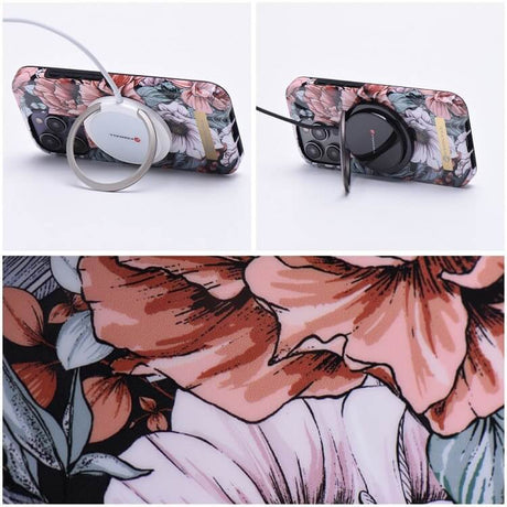 Magsafe Калъф за iPhone 15, Forcell F-Protect Mirage Bloom Bush, Цветен (4)