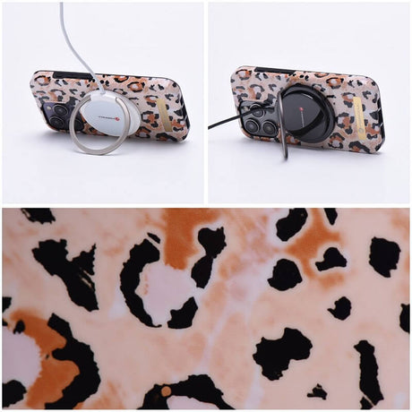 Magsafe Калъф за iPhone 14 Pro, Forcell F-Protect Mirage Wild Panther, Цветен (4)