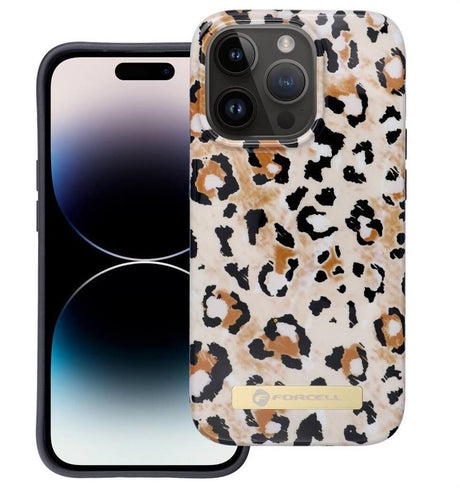 Magsafe Калъф за iPhone 14 Pro, Forcell F-Protect Mirage Wild Panther, Цветен (3)