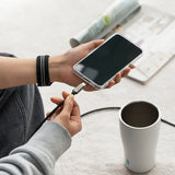 USB-C Кабел, Ringke USB-C to USB-C 60W 0.5m, Черен (5)