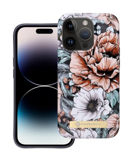 Magsafe Калъф за iPhone 14 Pro, Forcell F-Protect Mirage Bloom Bush, Цветен (3)