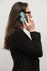 Magsafe Калъф за iPhone 14, Forcell F-Protect Mirage Jade Marble, Цветен (5)