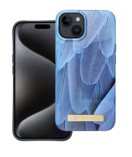Magsafe Калъф за iPhone 14, Forcell F-Protect Mirage Blue Bird, Цветен (3)